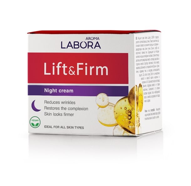 Crema de noapte Labora Lift & Firm, 50ml, Aroma 1 Crema de noapte Labora Lift & Firm