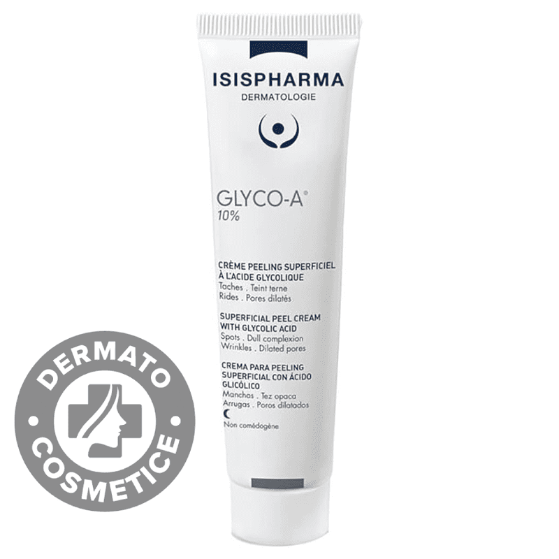 Crema de noapte cu acid glicolic 10% Glyco-A Medium Peeling