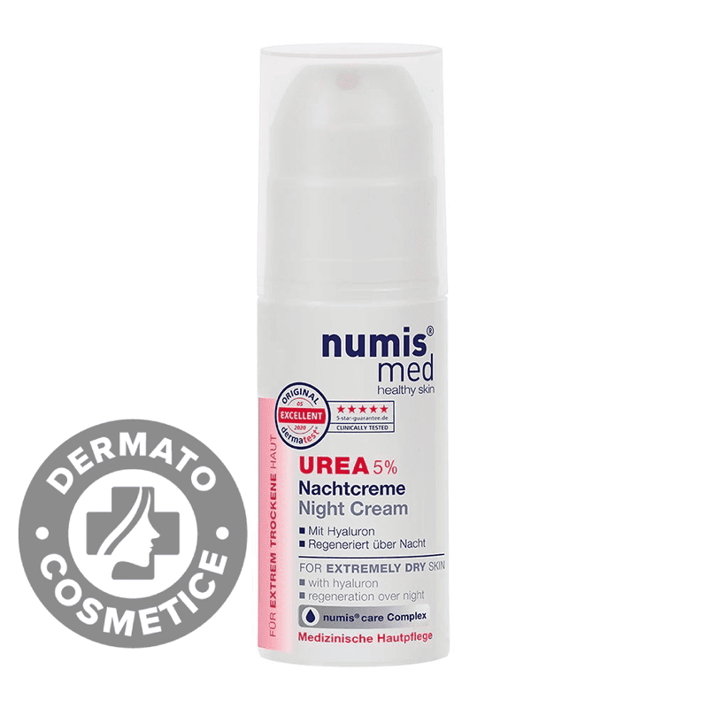 Crema de noapte pentru fata cu uree 5% si Hyaluron