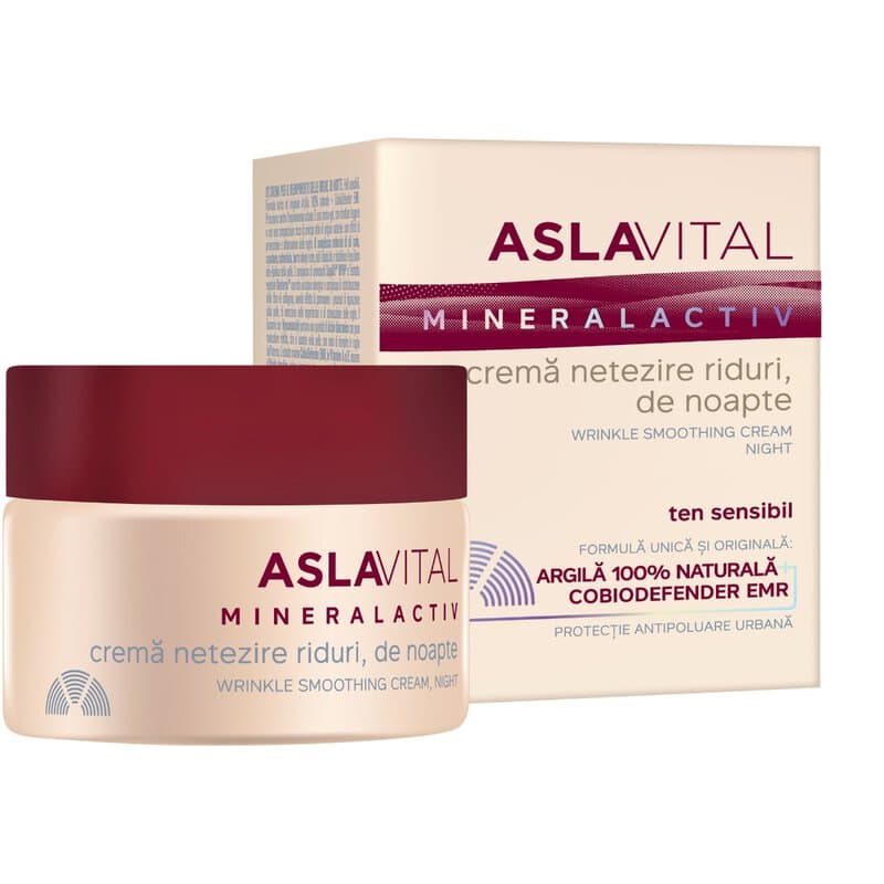 Crema de noapte pentru netezirea ridurilor Mineralactiv