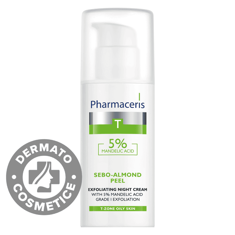 Crema de noapte pentru peeling cu acid mandelic 5% Sebo-Almod Peel T