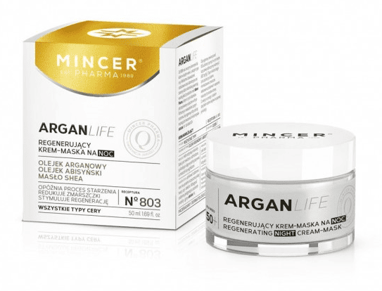 Crema de noapte regeneratoare Arganlife, 50ml, Mincer Pharma 1 Crema de noapte regeneratoare Arganlife