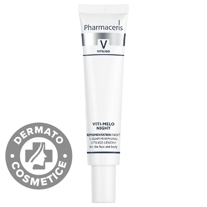 Crema de noapte repigmentare vitiligo pentru ten si corp Viti-Melo V