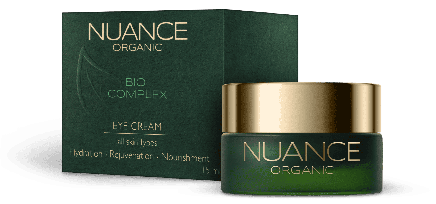 Crema de ochi Organic pentru toate tipurile de ten, 15ml, Nuance 1 Crema de ochi Organic pentru toate tipurile de ten