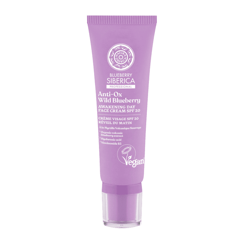 Crema de zi antioxidanta pentru fata cu afine SPF20