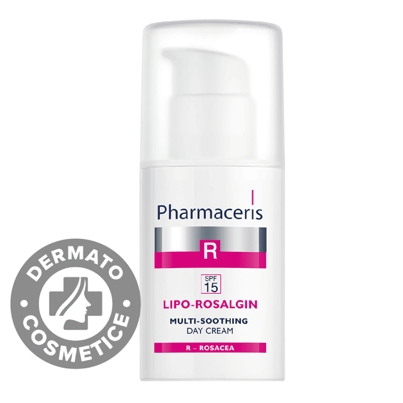Crema de zi calmanta pentru ten uscat SPF15 Lipo-Rosalgin R