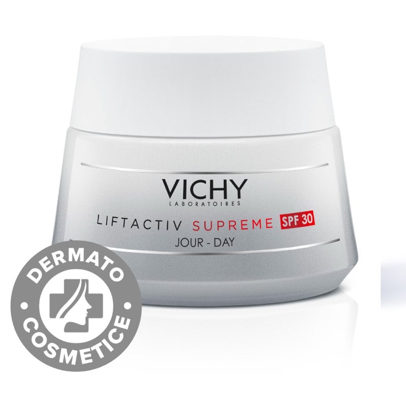 Crema de zi lifting si fermitate SPF 30 pentru toate tipurile de ten Liftactiv Supreme