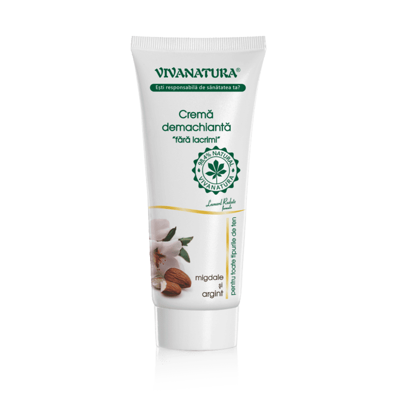 Crema demachianta cu migdale si argint coloidal