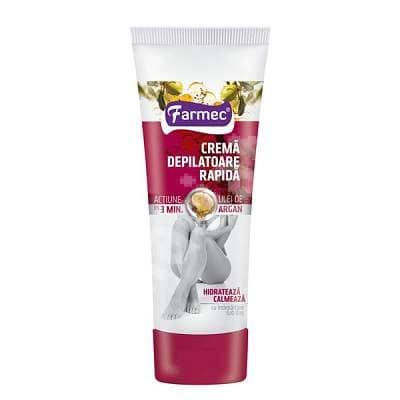 Crema depilatoare rapida cu ulei de argan