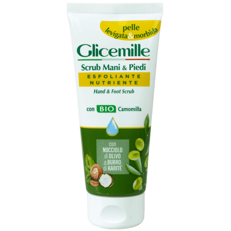 Crema exfolianta cu glicerina si musetel bio pentru maini si picioare