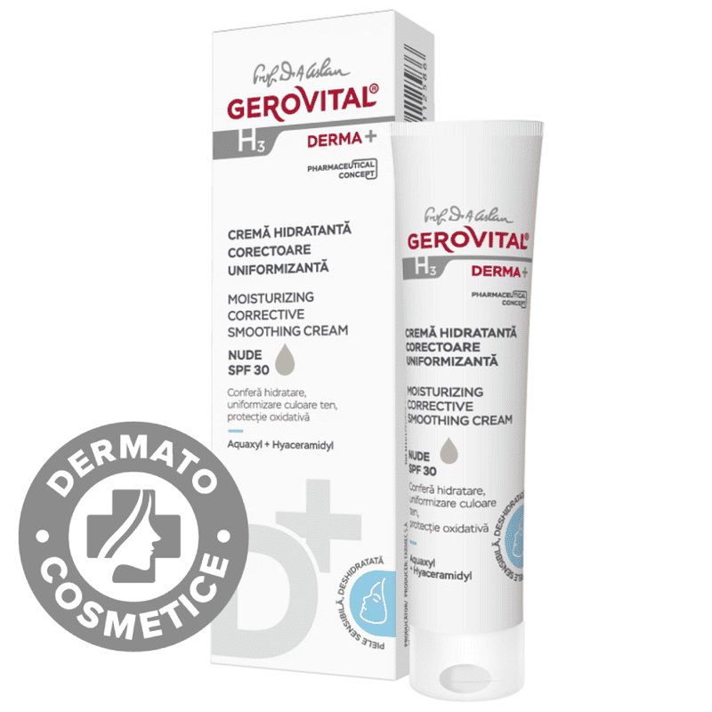 Crema hidratanta corectoare uniformizanta GH3 Derma+