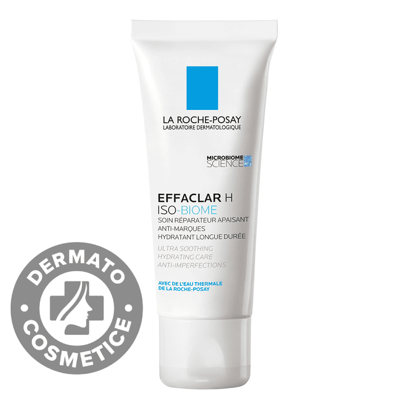Crema hidratanta pentru pielea grasa si fragilizata Effaclar H Iso-Biome