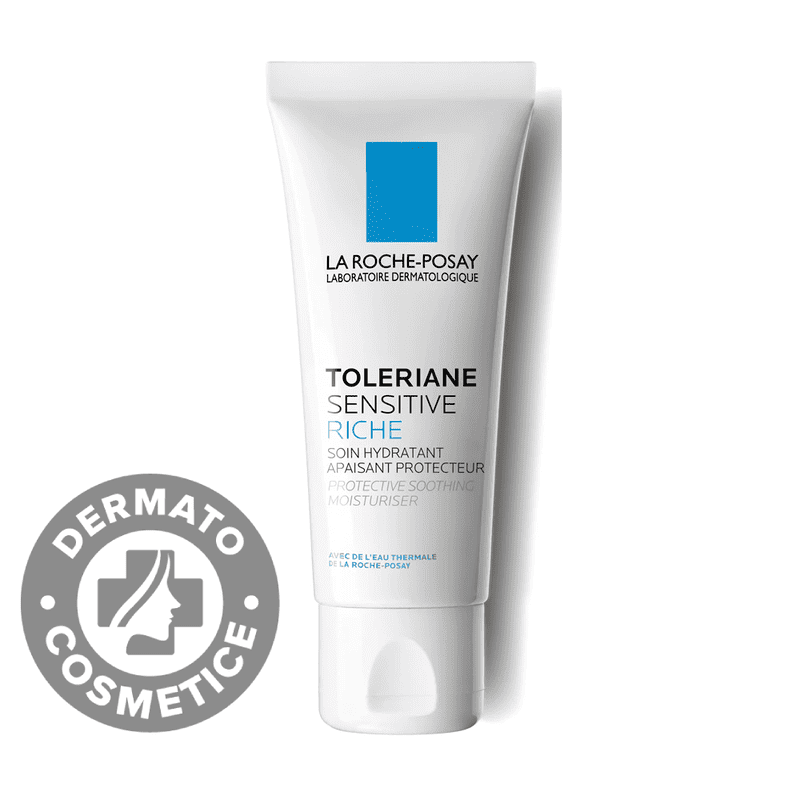 Crema hidratanta prebiotica pentru pielea uscata Toleriane Sensitive Riche