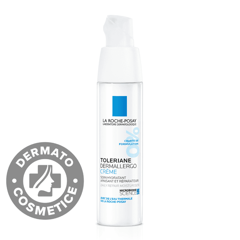 Crema hidratanta si reparatoare pentru ten cu tendinta alergica sau reactiva si cel uscat Toleriane Dermallergo
