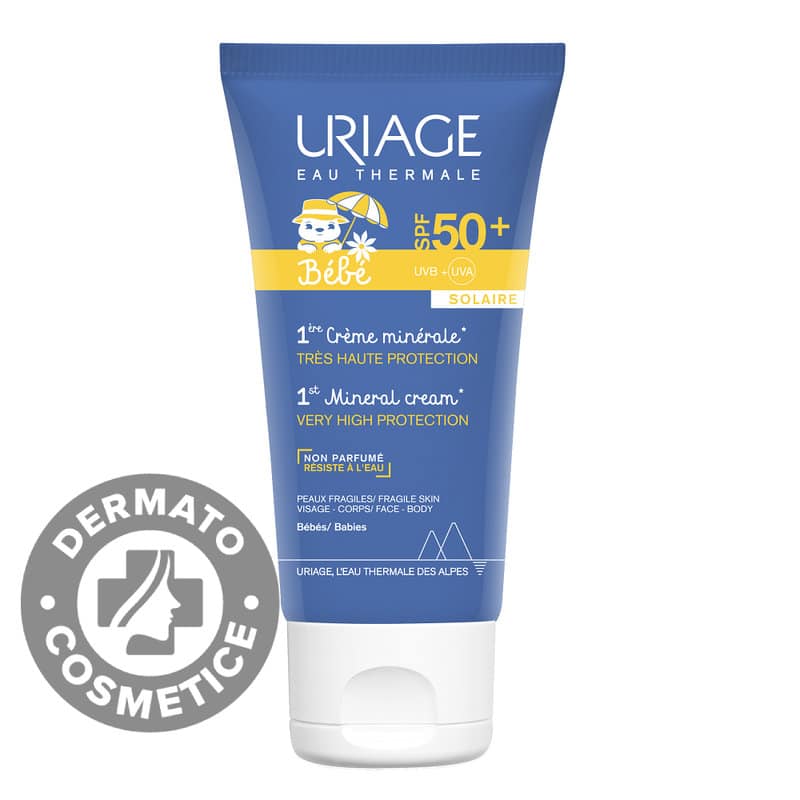 Crema minerala pentru protectie solara cu SPF50+ 1er Bebe
