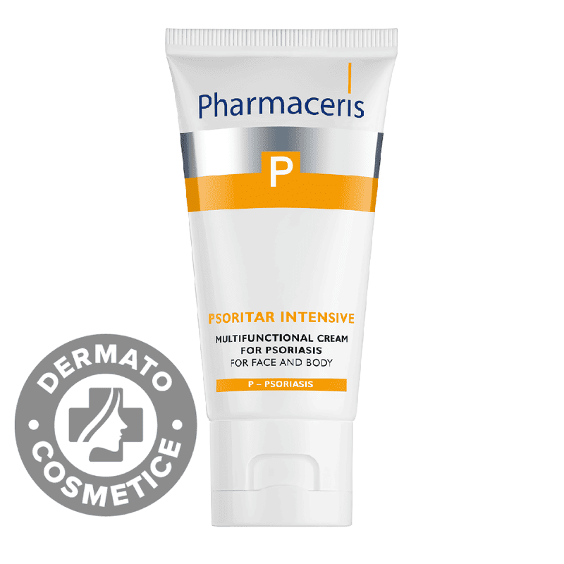Crema multifunctionala pentru psoriazis Psoritar-Intensive P, 50ml, Pharmaceris 1 Crema multifunctionala pentru psoriazis Psoritar-Intensive P