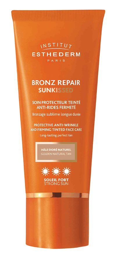 Crema nuantatoare bronz protectie medie Repair Sunkissed, 50ml, Institut Esthederm 1 Crema nuantatoare bronz protectie medie Repair Sunkissed