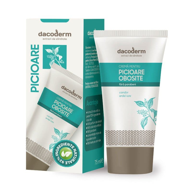 Crema pentru picioare obosite Dacoderm