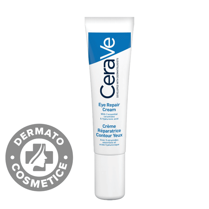 Crema reparatoare pentru ochi cu ceramide si acid hialuronic