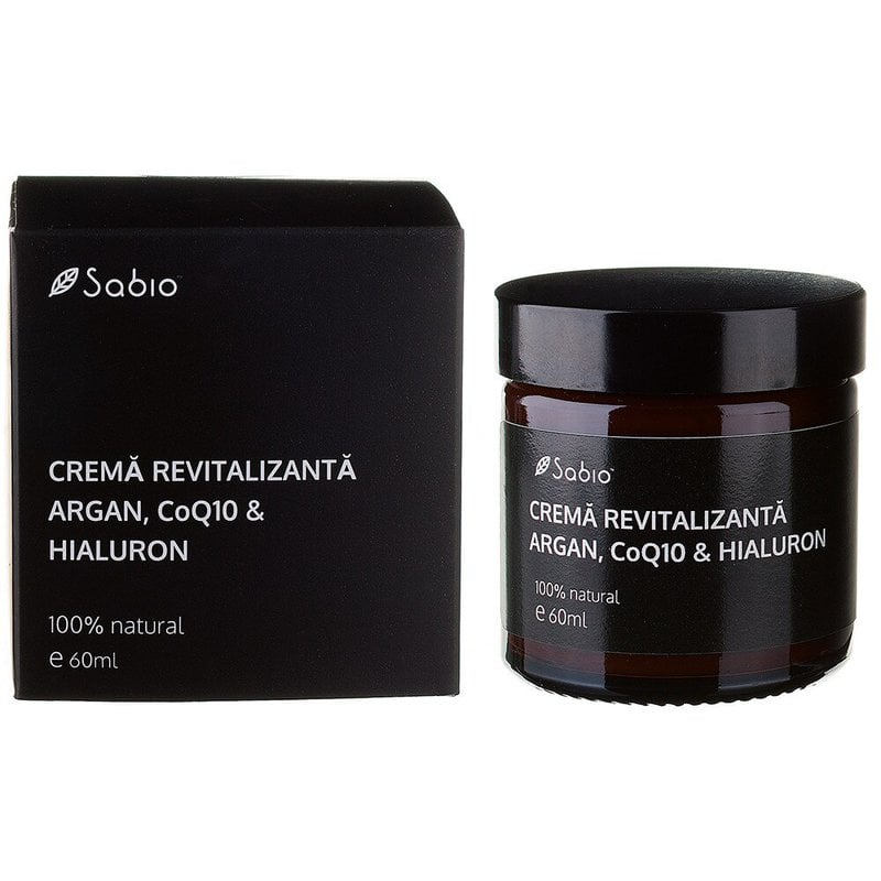 Crema revitalizanta pentru barbati cu argan + CoQ10 si hialuron