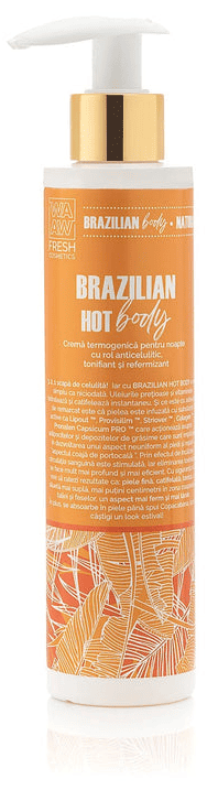 Crema termogenica pentru noapte cu rol anticelulitic Brazilian Hot Body