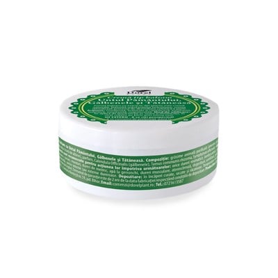 Crema tip balsam cu untul pamantului galbenele si tataneasa
