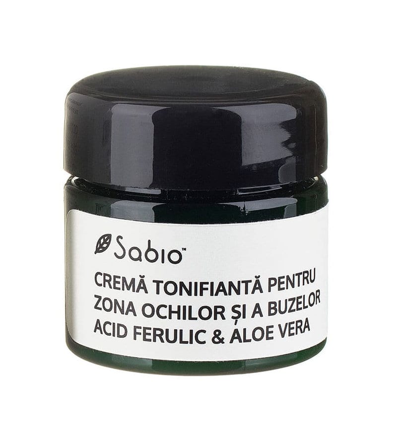 Crema tonifianta pentru zona ochilor si a buzelor, 15ml, Sabio 1 Crema tonifianta pentru zona ochilor si a buzelor