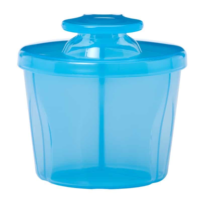 Cutie albastra pentru formula de lapte