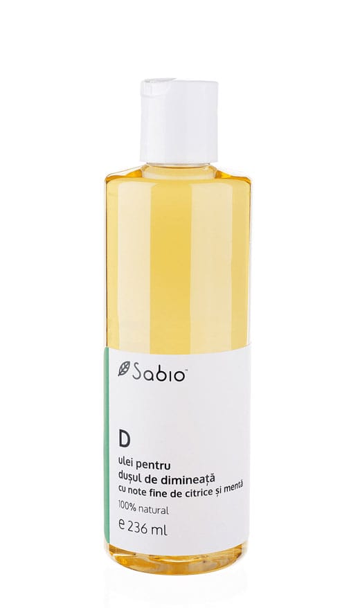 D-ulei pentru dusul de dimineata, 236ml, Sabio 1 D-ulei pentru dusul de dimineata