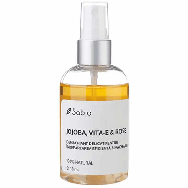 Demachiant bifazic cu jojoba + vita-E si rose