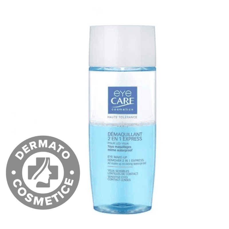 Demachiant express bifazic 2in1 pentru ochi sensibili