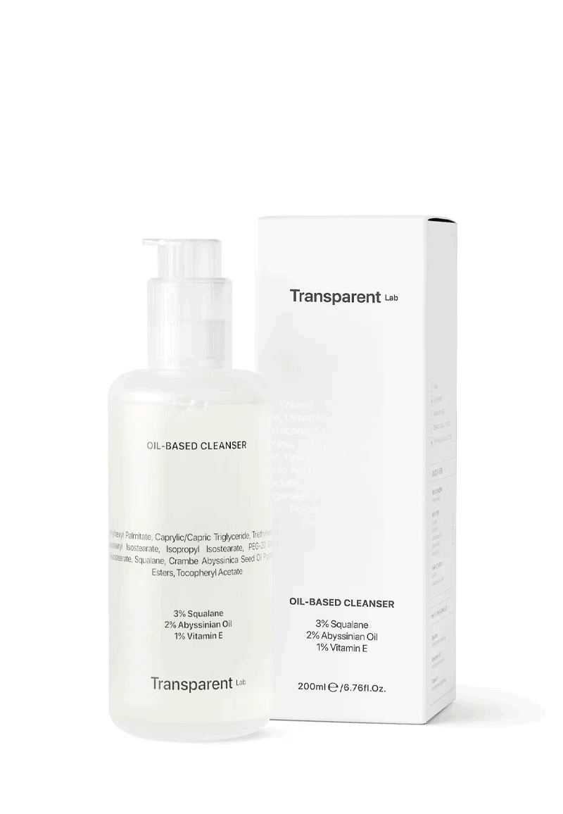 Demachiant pe baza de ulei cu squalane, 200ml, Transparent Lab 1 Demachiant pe baza de ulei cu squalane