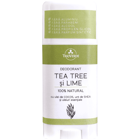Deodorant cu tea tree si lime