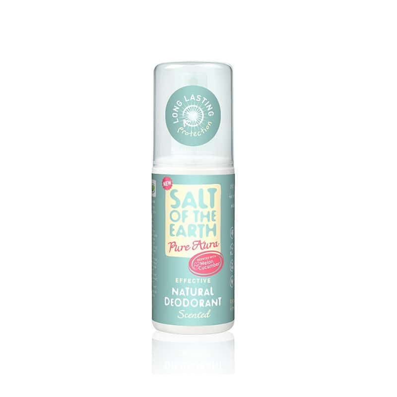 Deodorant spray cu pepene si castravete Salt Of The Earth Pure Aura