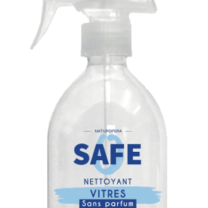 Detergent bio pentru geamuri cu pulverizator fara parfum si fara alergeni