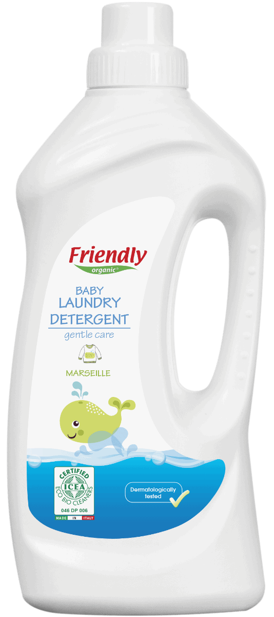 Detergent de rufe pentru bebe Marsilia, 1000ml, Friendly Organic 1 Detergent de rufe pentru bebe Marsilia