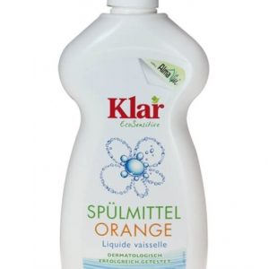 Detergent lichid vase portocala Sensitive 500ml - KLAR
