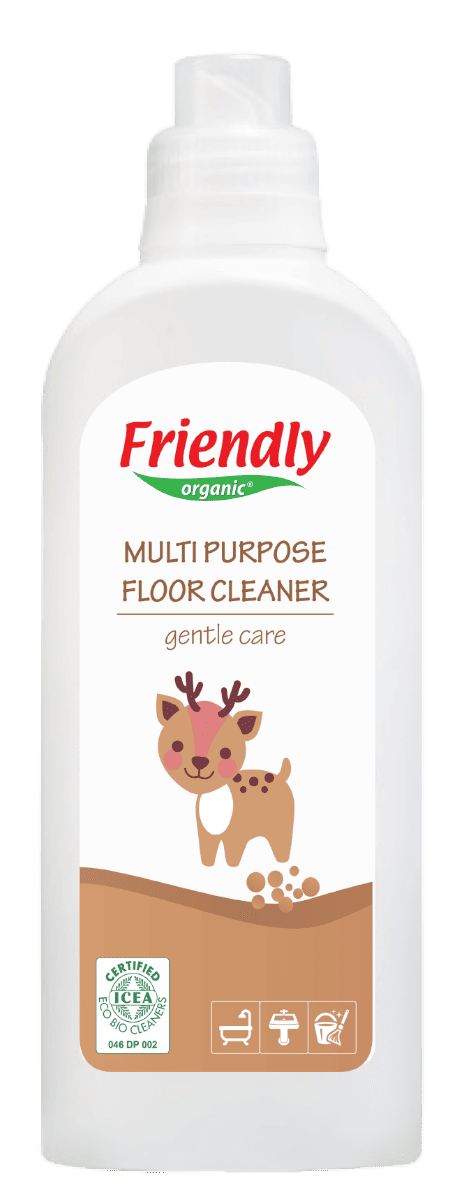 Detergent pentru podele, 1000ml, Friendly Organic 1 Detergent pentru podele