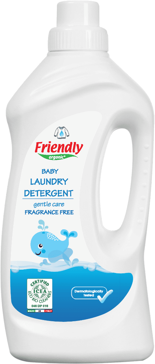 Detergent pentru rufe fara miros, 1000ml, Friendly Organic 1 Detergent pentru rufe fara miros