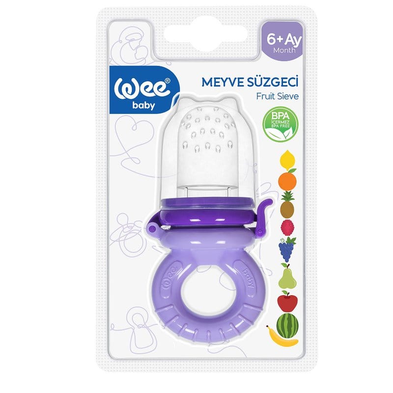 Dispozitiv de hranire tip suzeta din silicon pentru fructe