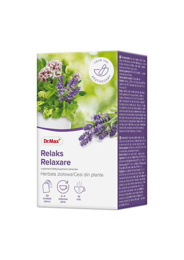 Dr. Max Ceai de relaxare, 20 plicuri 1 Dr. Max Ceai de relaxare