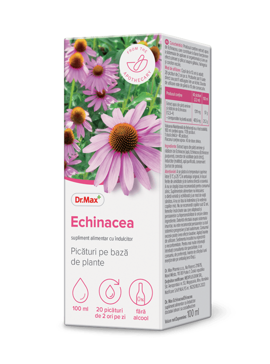 Dr. Max Echinacea Picaturi, 100ml 1 Dr. Max Echinacea Picaturi