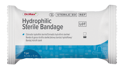 Dr.Max Bandaj steril Hidrofil 6cm x 5m