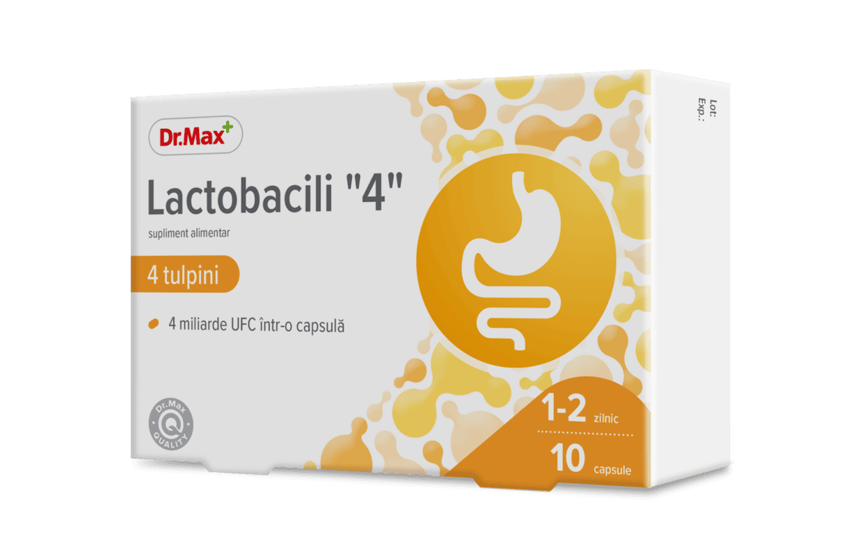 Dr.Max Lactobacili 4 , 10 capsule 1 Dr.Max Lactobacili 4