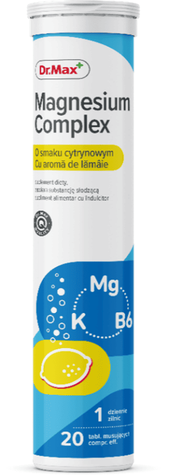Dr.Max Magnesium Complex, 20 comprimate efervescente 1 Dr.Max Magnesium Complex