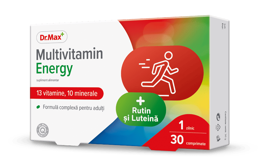 Dr.Max Multivitamin Energy, 30 comprimate 1 Dr.Max Multivitamin Energy