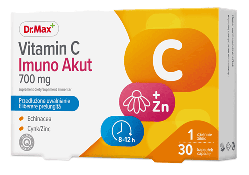 Dr.Max Vitamin C Imuno Akut, 30 capsule 1 Dr.Max Vitamin C Imuno Akut