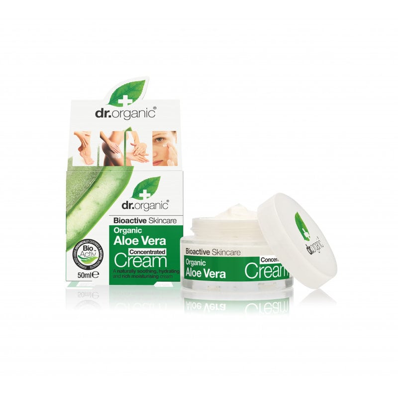 Dr.Organic Aloe Vera Crema pentru corp si fata cu formula concentrata