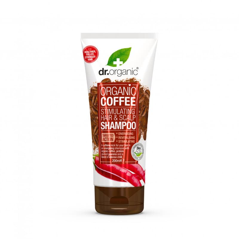 Dr.Organic Cofee Sampon stimulator pentru par si scalp