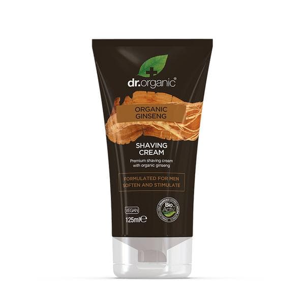 Dr.Organic Crema pentru barbierit cu ginseng